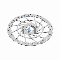 Передний тормозной диск (220×2.3)